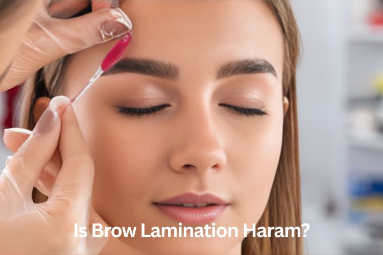 is brow lamination haram